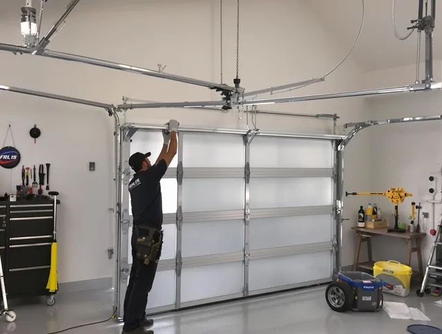 Palm Coast Garage Door Repair certified team performing precision garage door installation in Palm Coast