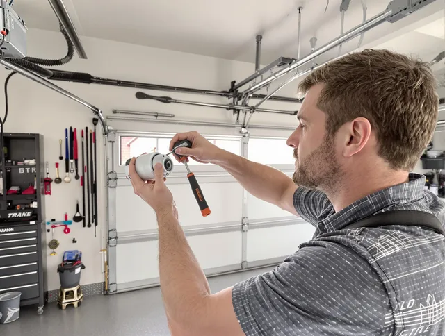 Garage door opener repair service by Palm Coast Garage Door Repair in Palm Coast